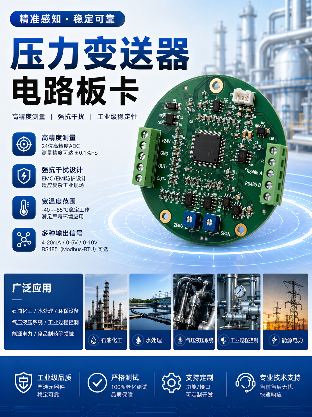 压力变送器电路板卡产品图